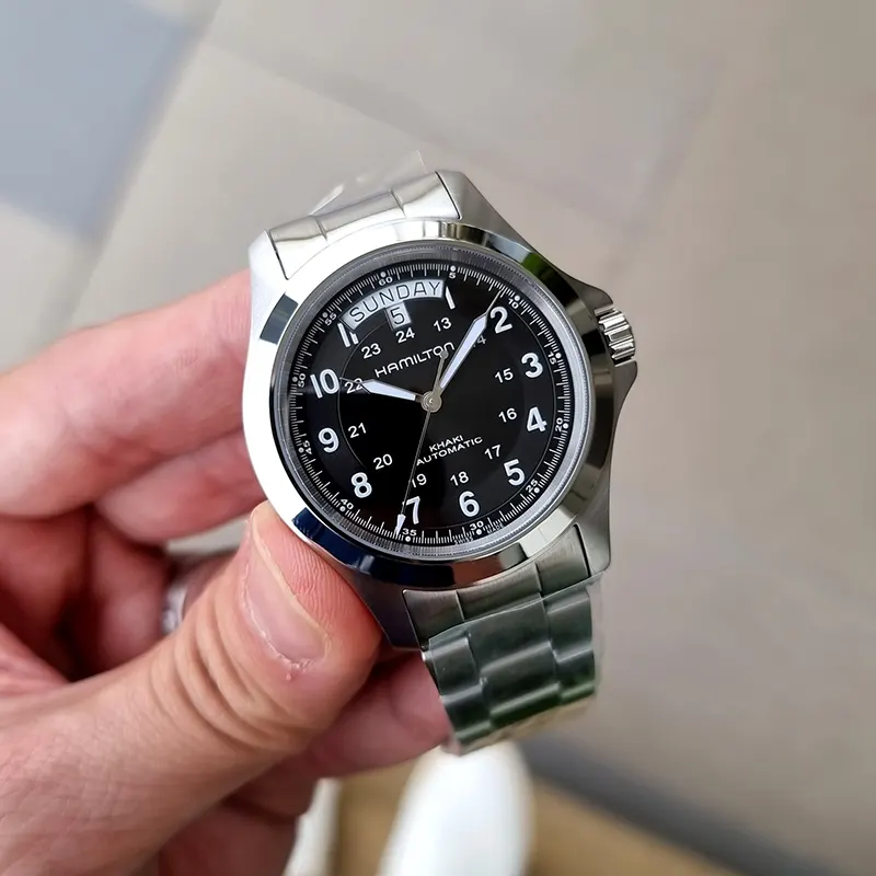 Hamilton Khaki Field King Automatic Black Dial Men's Watch- H64455133